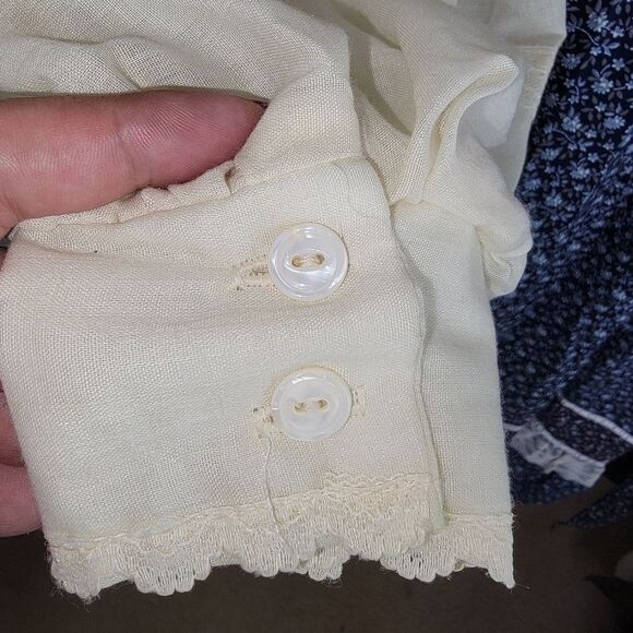 Gunne Sax by Jessica floral dress prairie vintage size 7 - Picture 12 of 14